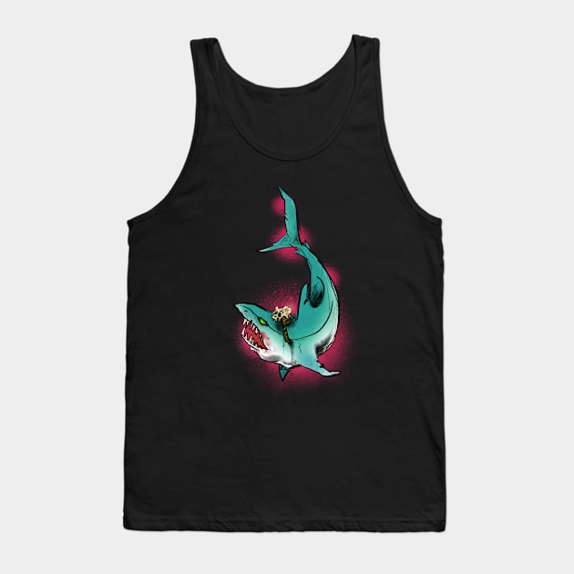 Ollie Tye Shark Collab Tank Top by PabloDiablo13